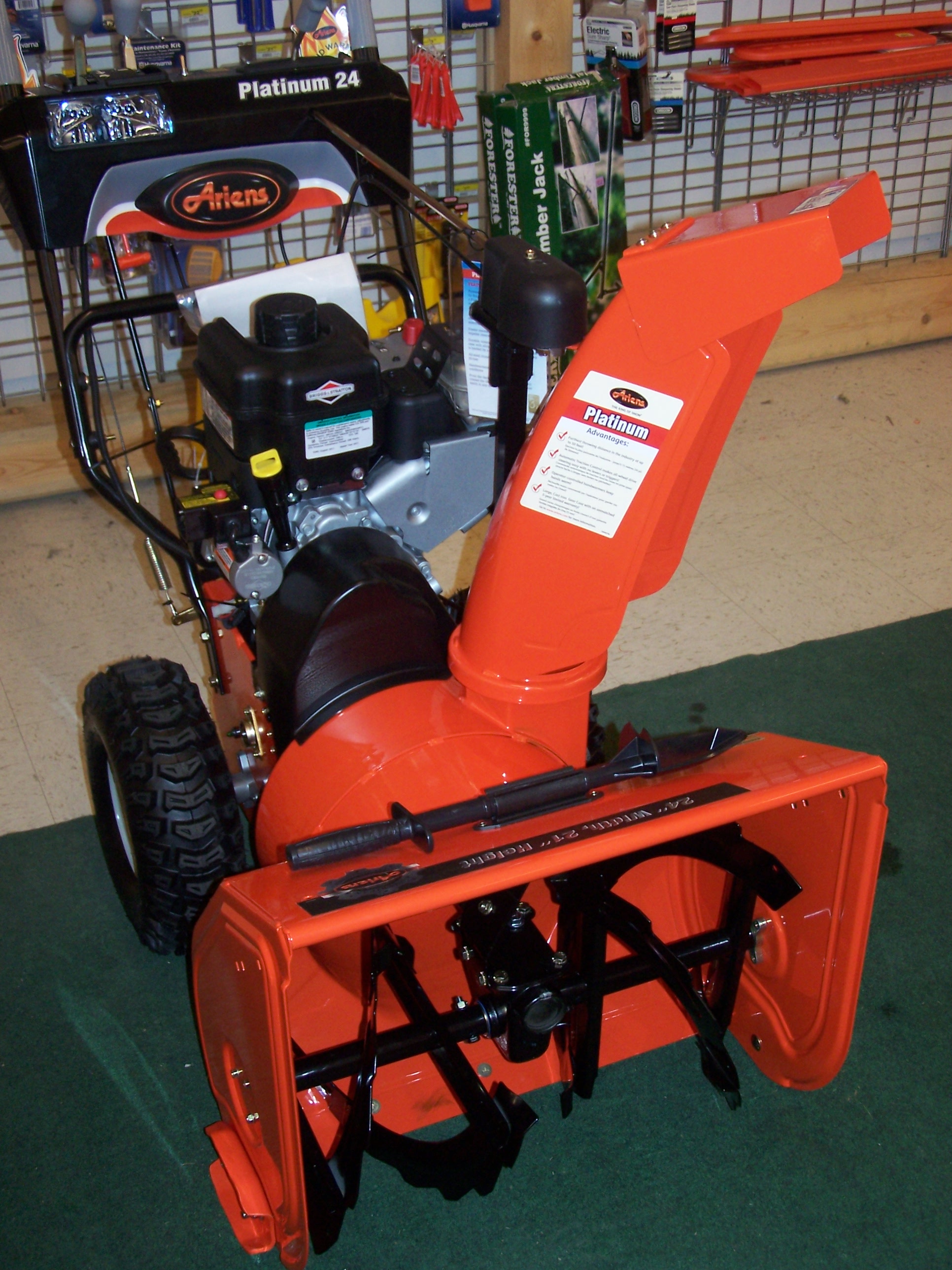 Carstens Ace Hardware Ariens Platinum Series Snowthrower